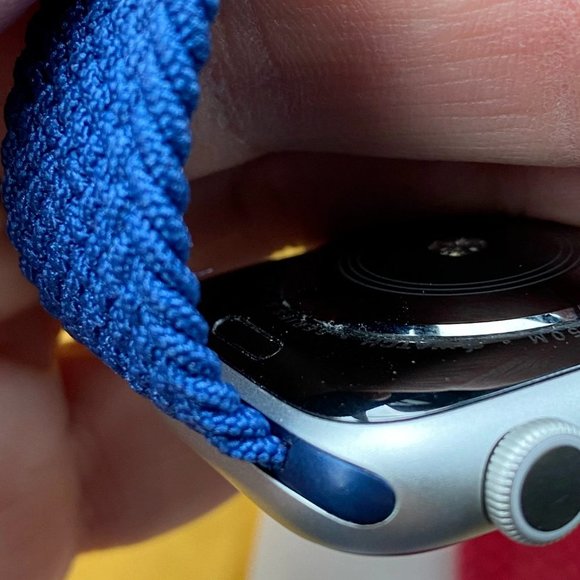 NEW BLUE Braided Solo Loop For Apple Watch - Picture 5 of 8